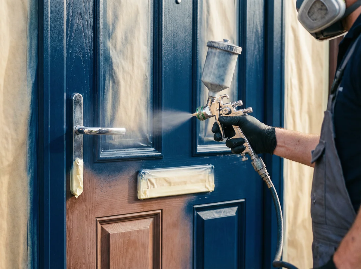 UPVC Door Spraying - Professional Spray Service